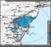 Base Reflectivity image from Dover AFB