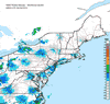 Composite Base Reflectivity image from the Northeastern USA