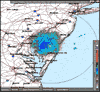 Base Reflectivity image from Dover AFB