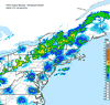 Composite Base Reflectivity image from the Northeastern USA