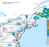 Composite Base Reflectivity image from the Northeastern USA