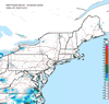 Composite Base Reflectivity image from the Northeastern USA