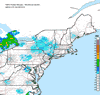 Composite Base Reflectivity image from the Northeastern USA