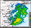 Base Reflectivity image from Dover AFB