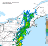 Composite Base Reflectivity image from the Northeastern USA