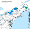 Composite Base Reflectivity image from the Northeastern USA