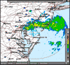 Base Reflectivity image from Dover AFB