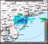 Base Reflectivity image from Fort Dix