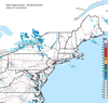 Composite Base Reflectivity image from the Northeastern USA