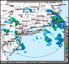 Base Reflectivity image from Upton NY