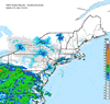 Composite Base Reflectivity image from the Northeastern USA