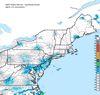 Composite Base Reflectivity image from the Northeastern USA