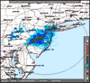 Base Reflectivity image from Fort Dix