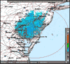 Base Reflectivity image from Dover AFB