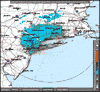 Base Reflectivity image from Upton NY