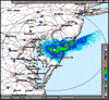 Base Reflectivity image from Dover AFB