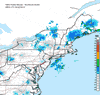 Composite Base Reflectivity image from the Northeastern USA