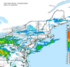 Composite Base Reflectivity image from the Northeastern USA