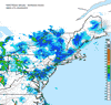 Composite Base Reflectivity image from the Northeastern USA