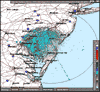 Base Reflectivity image from Dover AFB