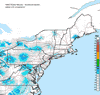 Composite Base Reflectivity image from the Northeastern USA