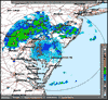 Base Reflectivity image from Dover AFB