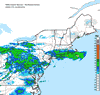 Composite Base Reflectivity image from the Northeastern USA