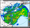 Base Reflectivity image from Dover AFB