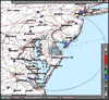 Base Reflectivity image from Dover AFB