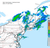 Composite Base Reflectivity image from the Northeastern USA