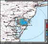 Base Reflectivity image from Dover AFB