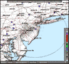 Base Reflectivity image from Fort Dix