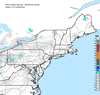 Composite Base Reflectivity image from the Northeastern USA