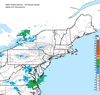 Composite Base Reflectivity image from the Northeastern USA