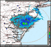 Base Reflectivity image from Dover AFB