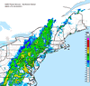 Composite Base Reflectivity image from the Northeastern USA