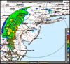 Base Reflectivity image from Fort Dix