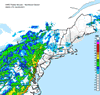 Composite Base Reflectivity image from the Northeastern USA