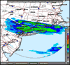 Base Reflectivity image from Upton NY