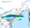 Composite Base Reflectivity image from the Northeastern USA