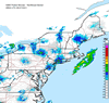 Composite Base Reflectivity image from the Northeastern USA