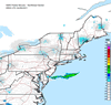 Composite Base Reflectivity image from the Northeastern USA