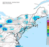 Composite Base Reflectivity image from the Northeastern USA