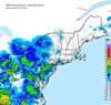 Composite Base Reflectivity image from the Northeastern USA