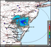 Base Reflectivity image from Dover AFB