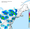 Composite Base Reflectivity image from the Northeastern USA