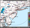 Base Reflectivity image from Fort Dix