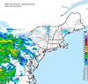 Composite Base Reflectivity image from the Northeastern USA