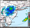 Base Reflectivity image from Fort Dix