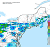 Composite Base Reflectivity image from the Northeastern USA